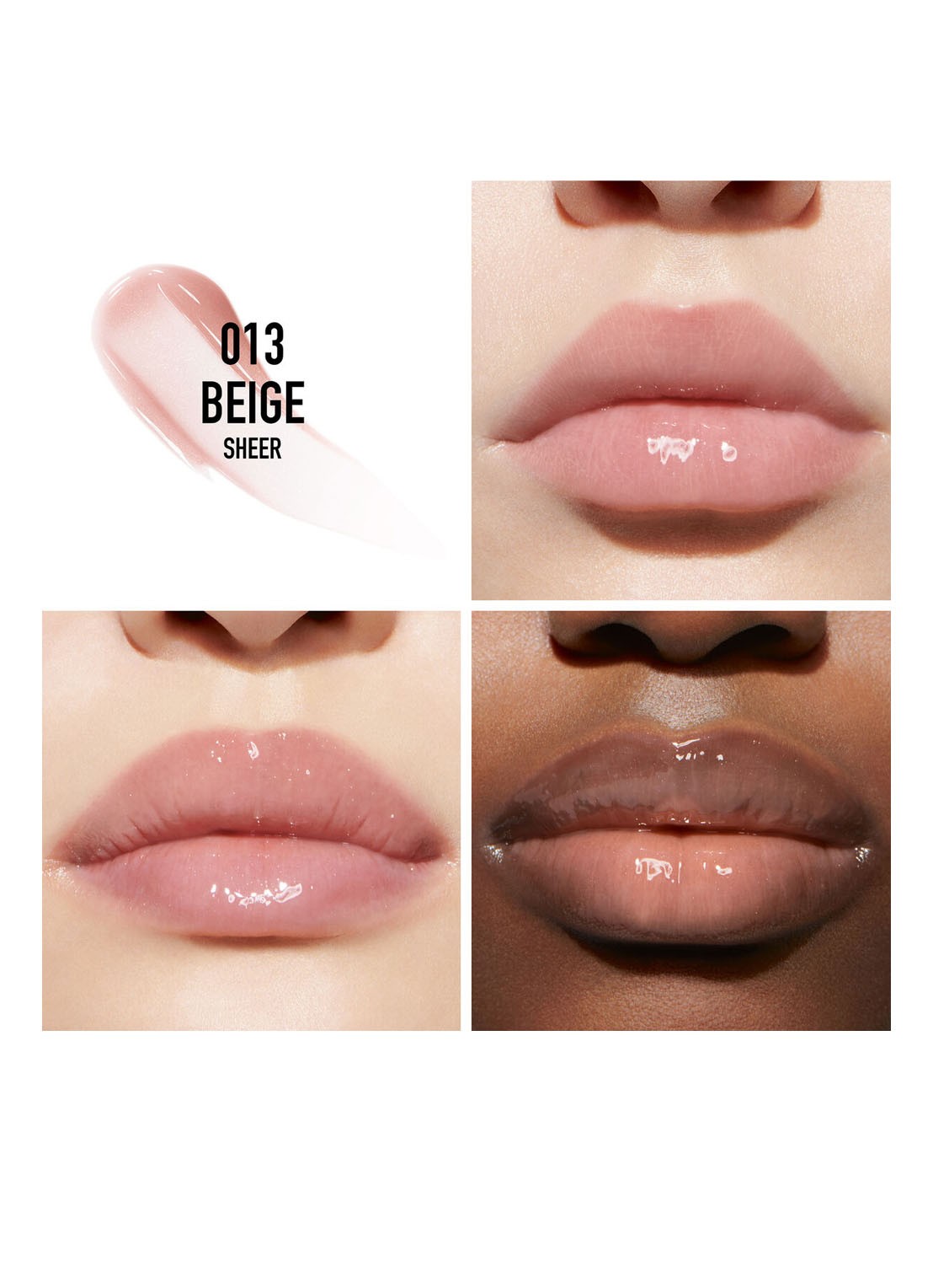 DIOR Addict Lip Maximizer - Vollermakende Lipgloss - detail 4 013 beige