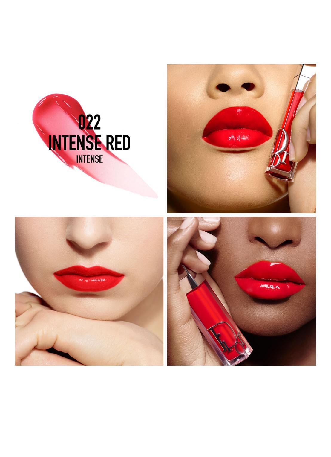 DIOR Addict Lip Maximizer - Vollermakende Lipgloss - detail 4 022 intense red