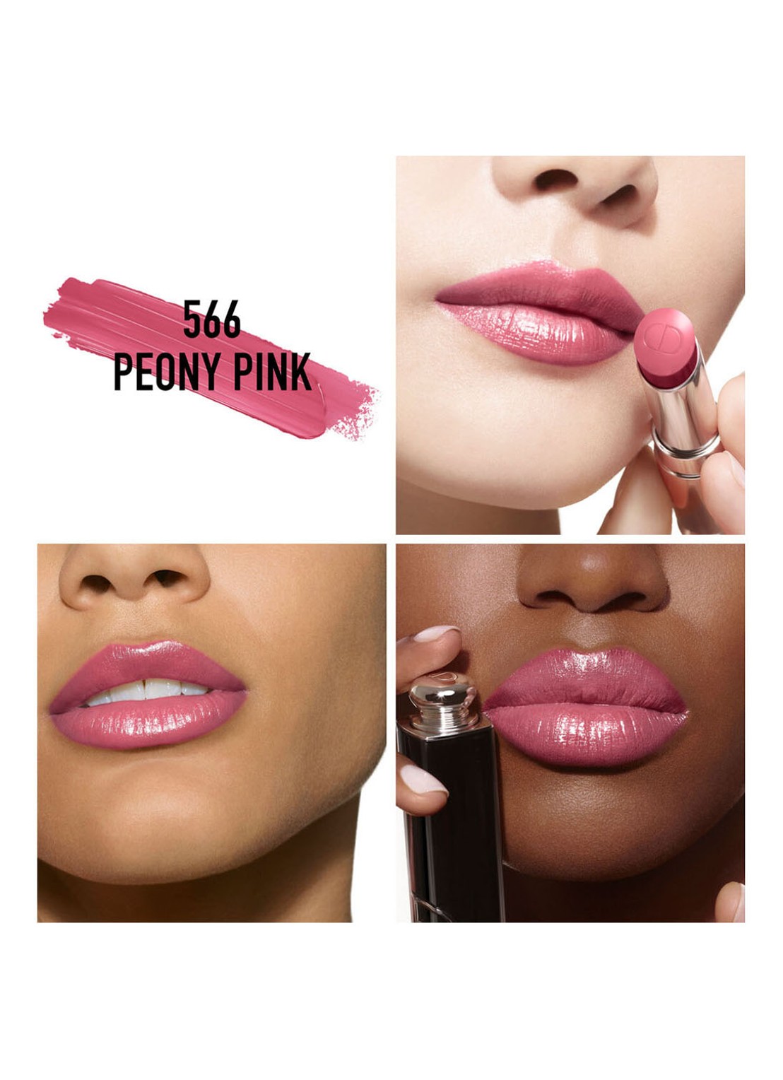 DIOR Addict Lipstick  - detail 2 566 peony pink