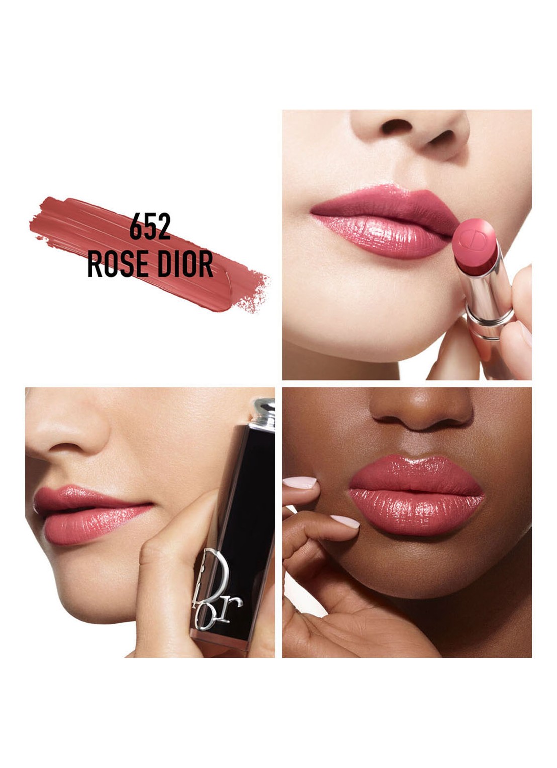 DIOR Addict Lipstick  - detail 5 652 rose dior