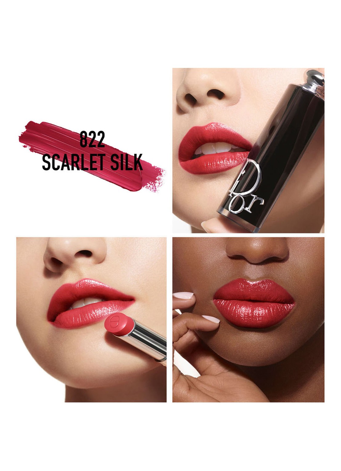 DIOR Addict Lipstick  - detail 3 822 scarlet silk