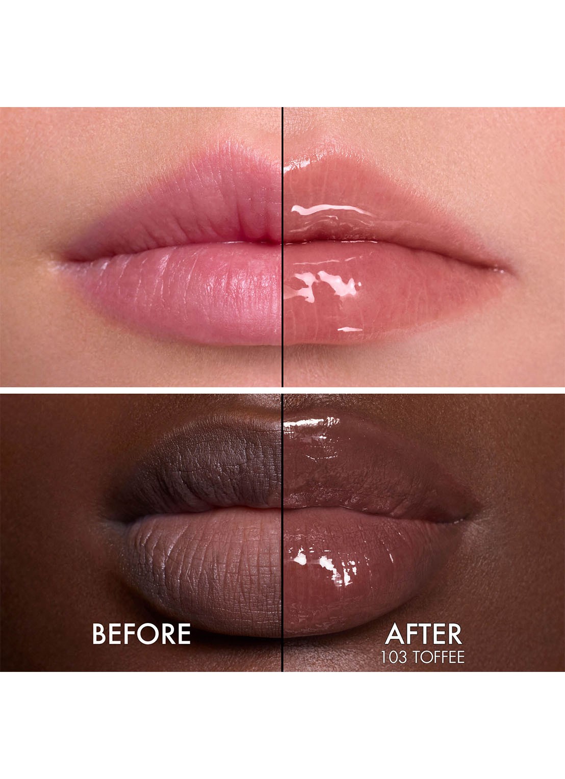 DIOR Dior Addict Lip Glow Butter - glanzende lipverzorging - achterkant 103 toffee