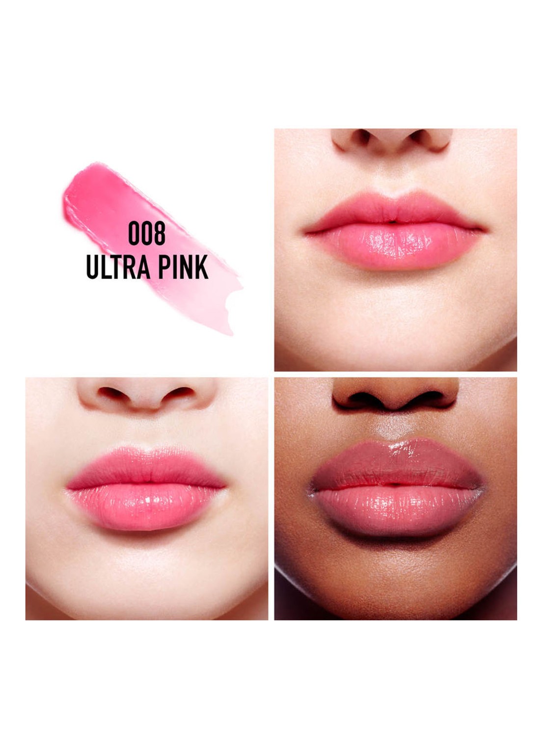 DIOR Dior Addict Lip Glow - Getinte lipbalsem  - detail 2 008 ultra pink