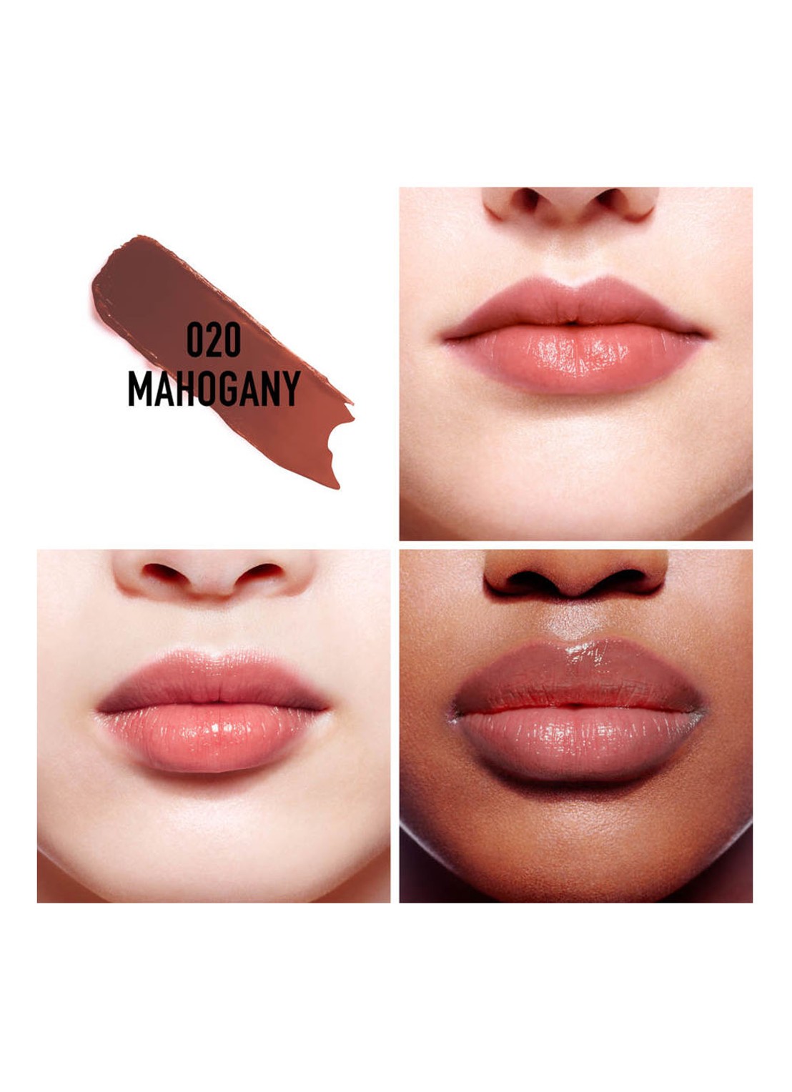 DIOR Dior Addict Lip Glow - Getinte lipbalsem  - detail 2 020 mahogany