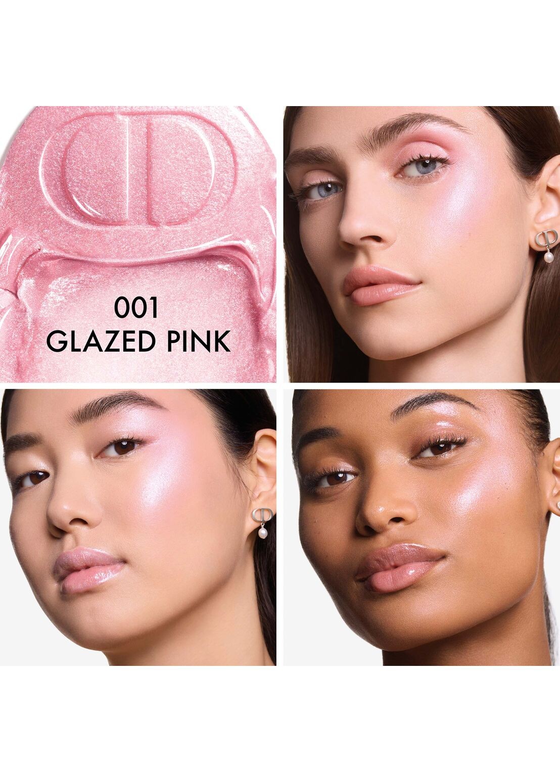 DIOR Dior Backstage Glassy Glow Stick - highlighter stick - detail 3 001 glazed pink