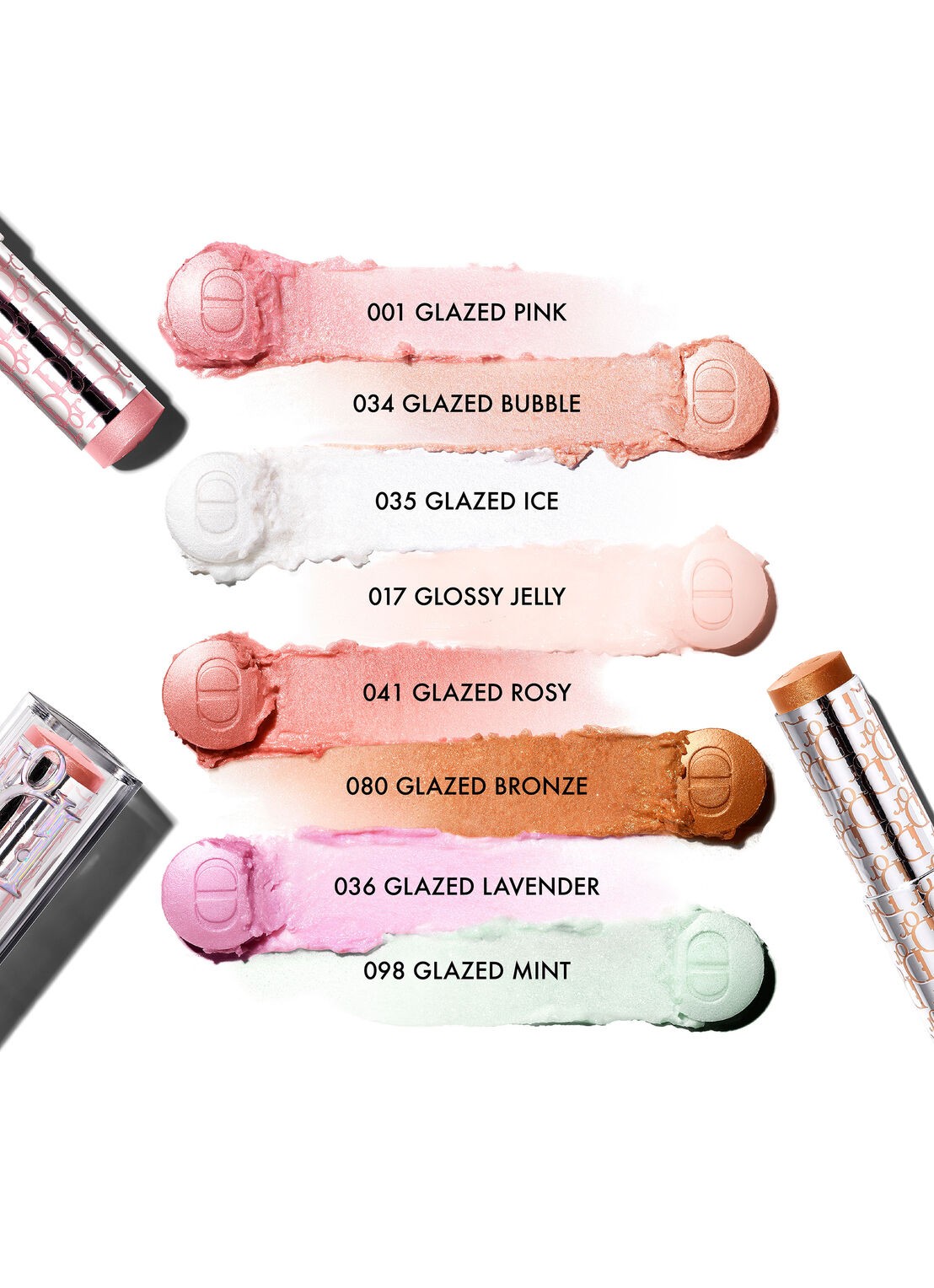 DIOR Dior Backstage Glassy Glow Stick - highlighter stick - detail 4 001 glazed pink