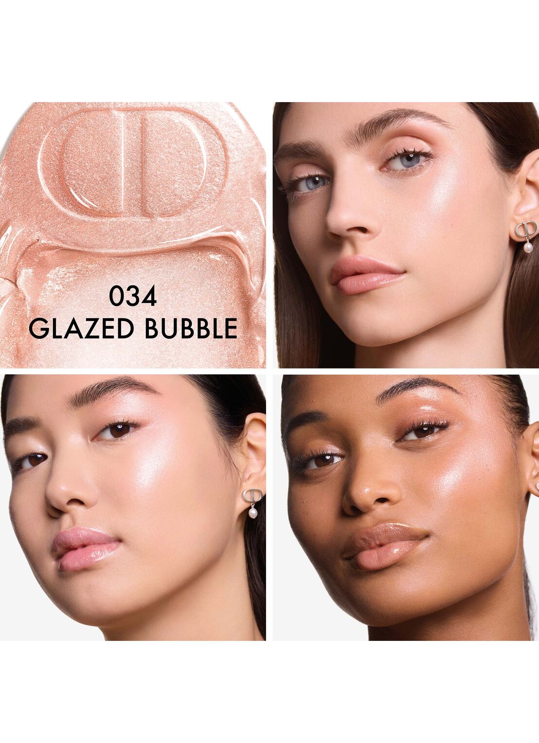DIOR Dior Backstage Glassy Glow Stick - highlighter stick - voorkant 2 024 glazed bubble