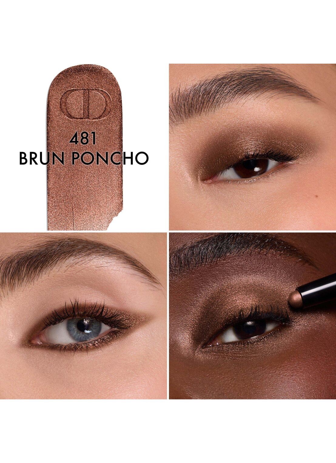 DIOR Diorshow Flash Stick - oogschaduwstick - detail 2 481 brun poncho