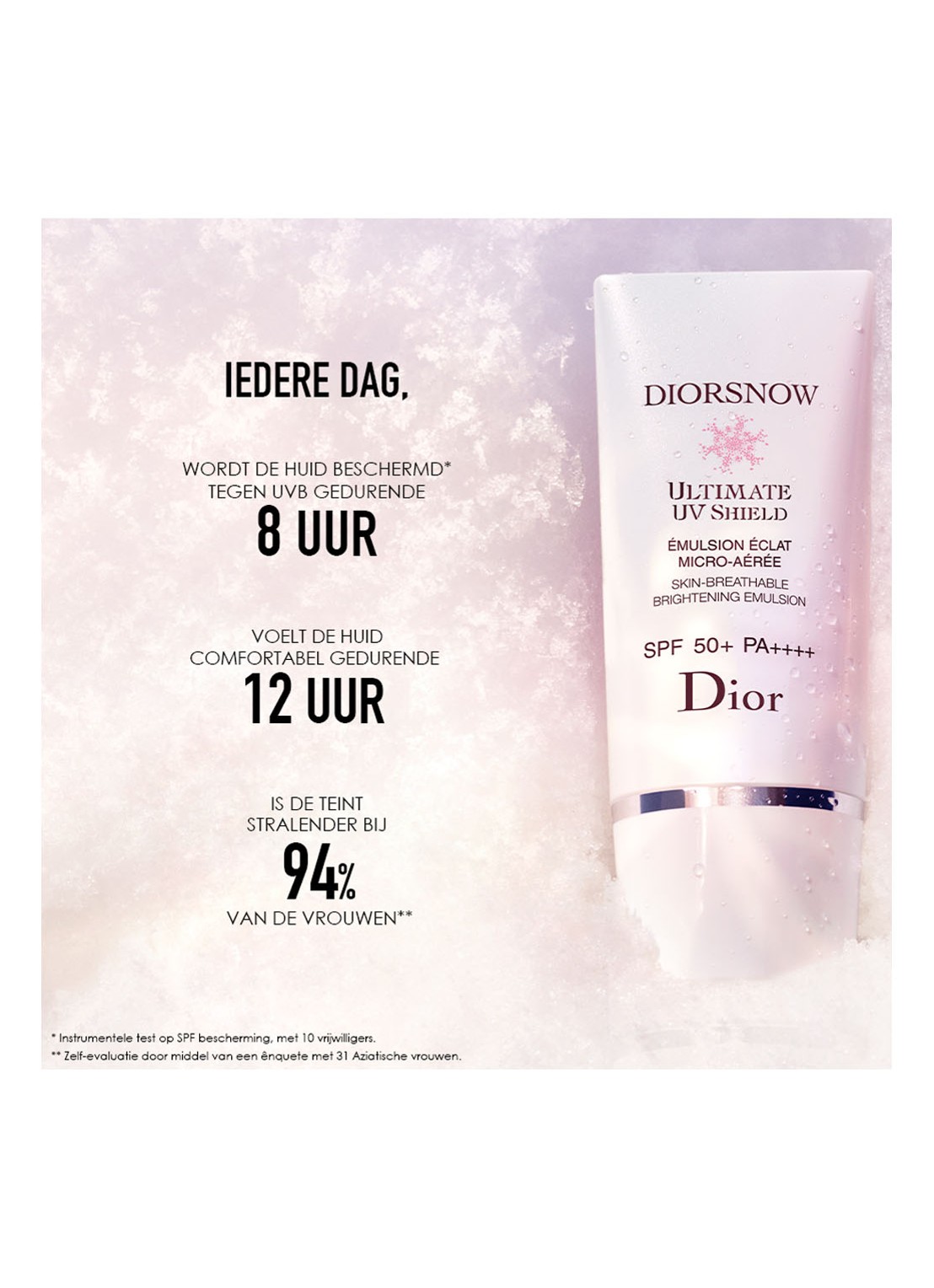 DIOR Diorsnow Ultimate UV Shield SPF 50+ PA ++++ - beschermende dagcrème - detail 2 undefined