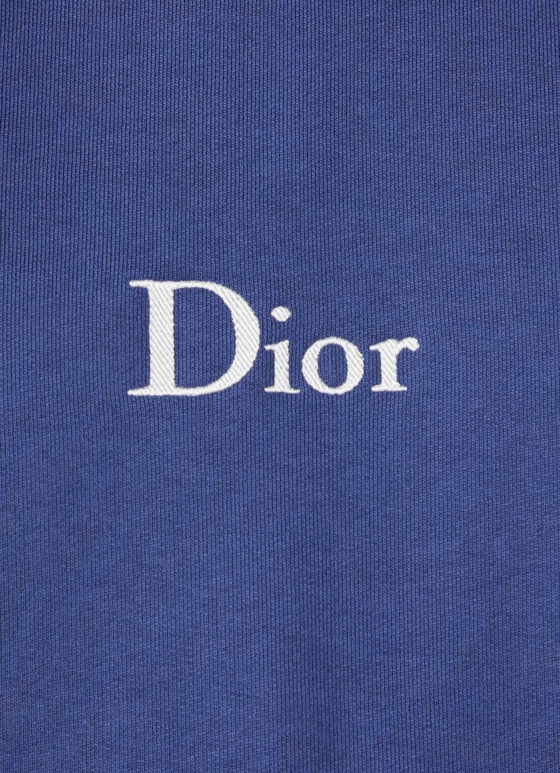DIOR Hoodie met logo - detail 3 staalblauw
