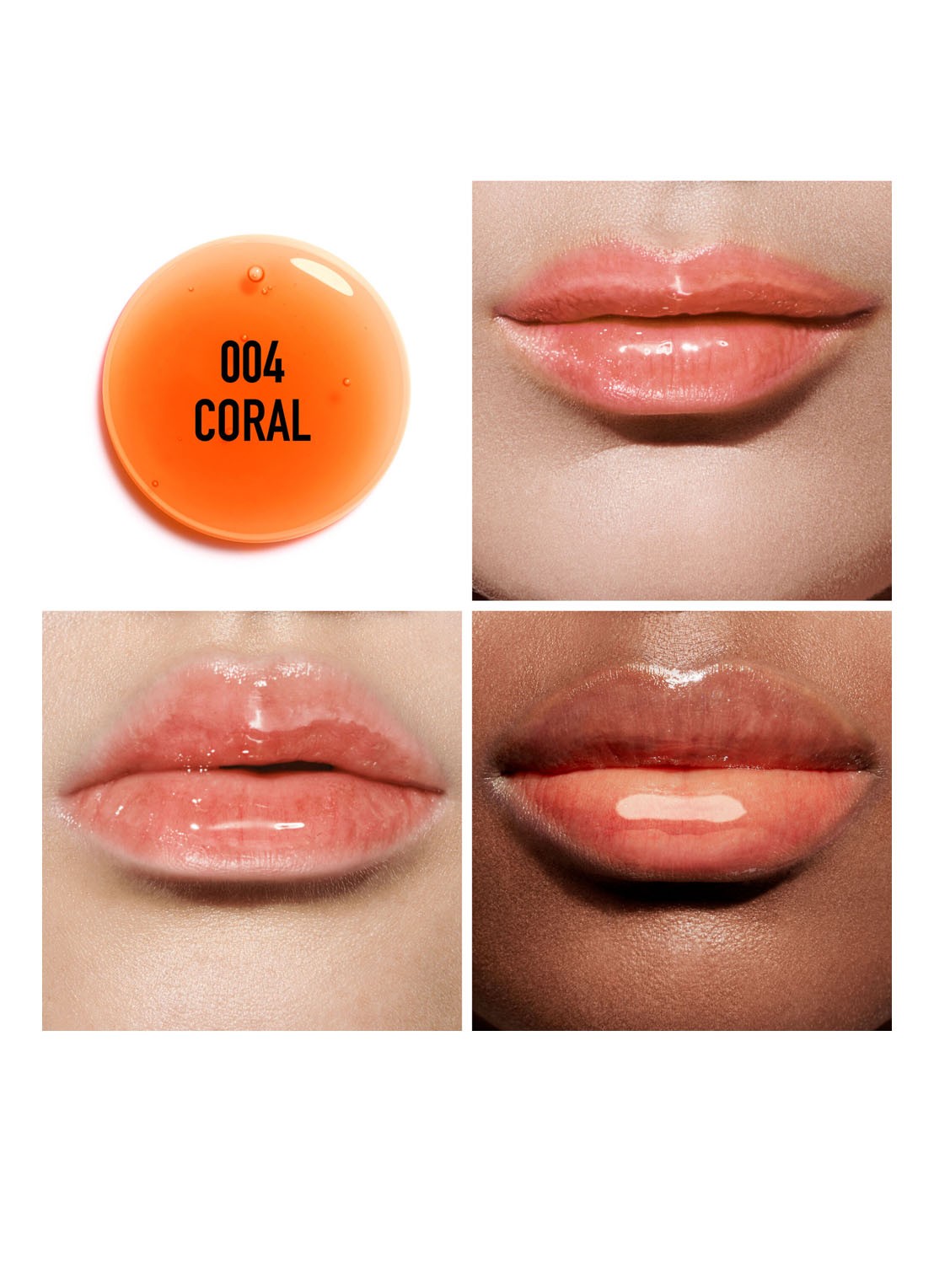 DIOR Lip Glow Oil - Limited Edition lipolie - detail 4 004 coral
