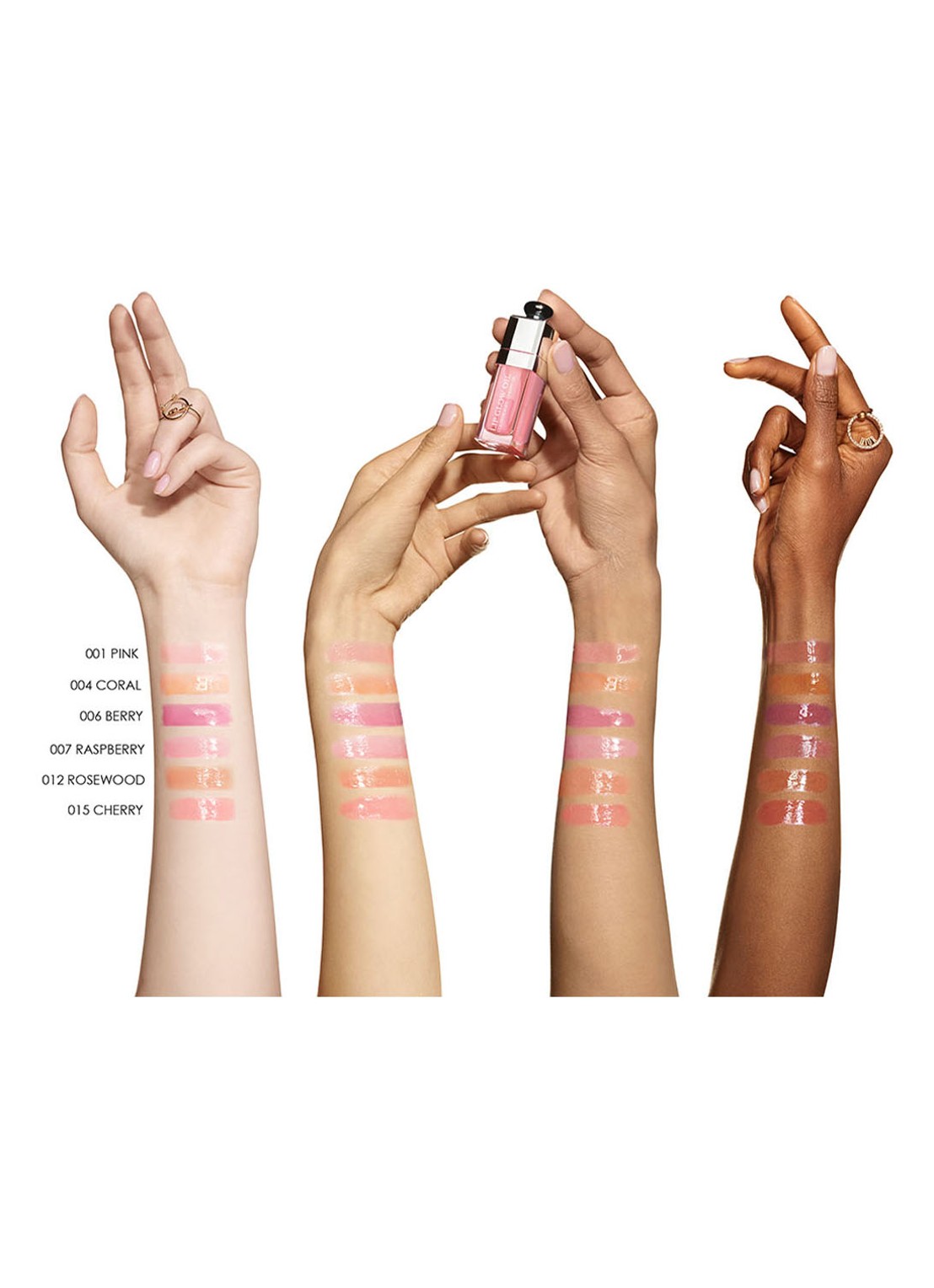 DIOR Lip Glow Oil - Limited Edition lipolie - detail 5 007 raspberry