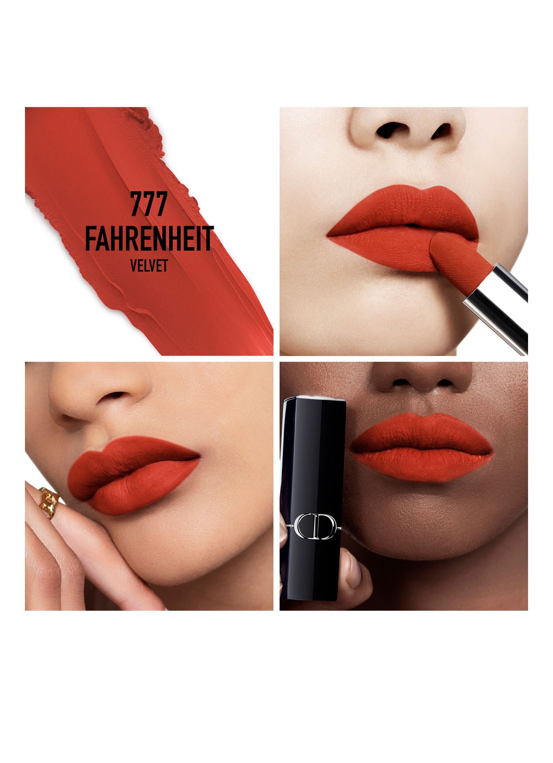 DIOR Rouge Dior Lipstick  - detail 2 fluweel - 777 fahrenheit
