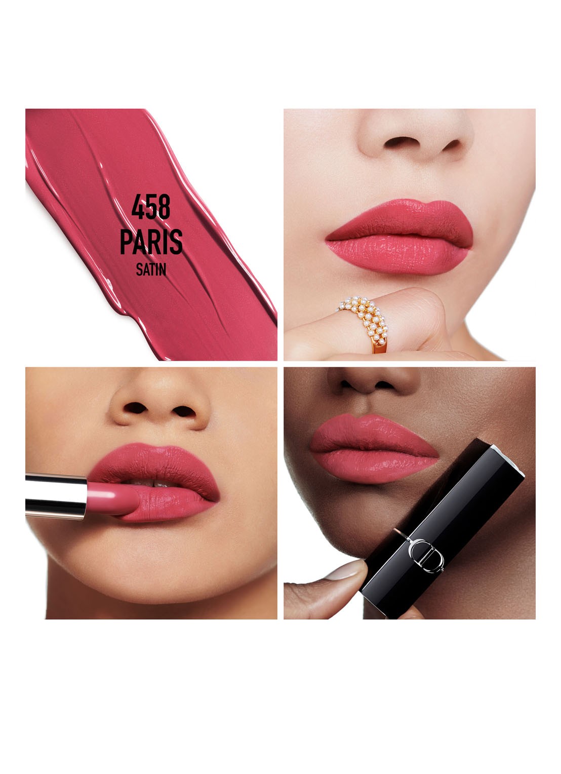 DIOR Rouge Dior Lipstick - detail 4 satijn - 458 paris