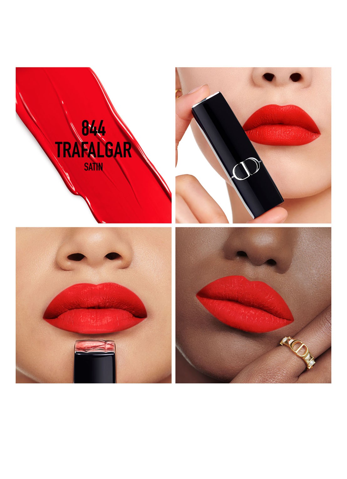 DIOR Rouge Dior Lipstick - detail 2 satijn - 844 trafalgar