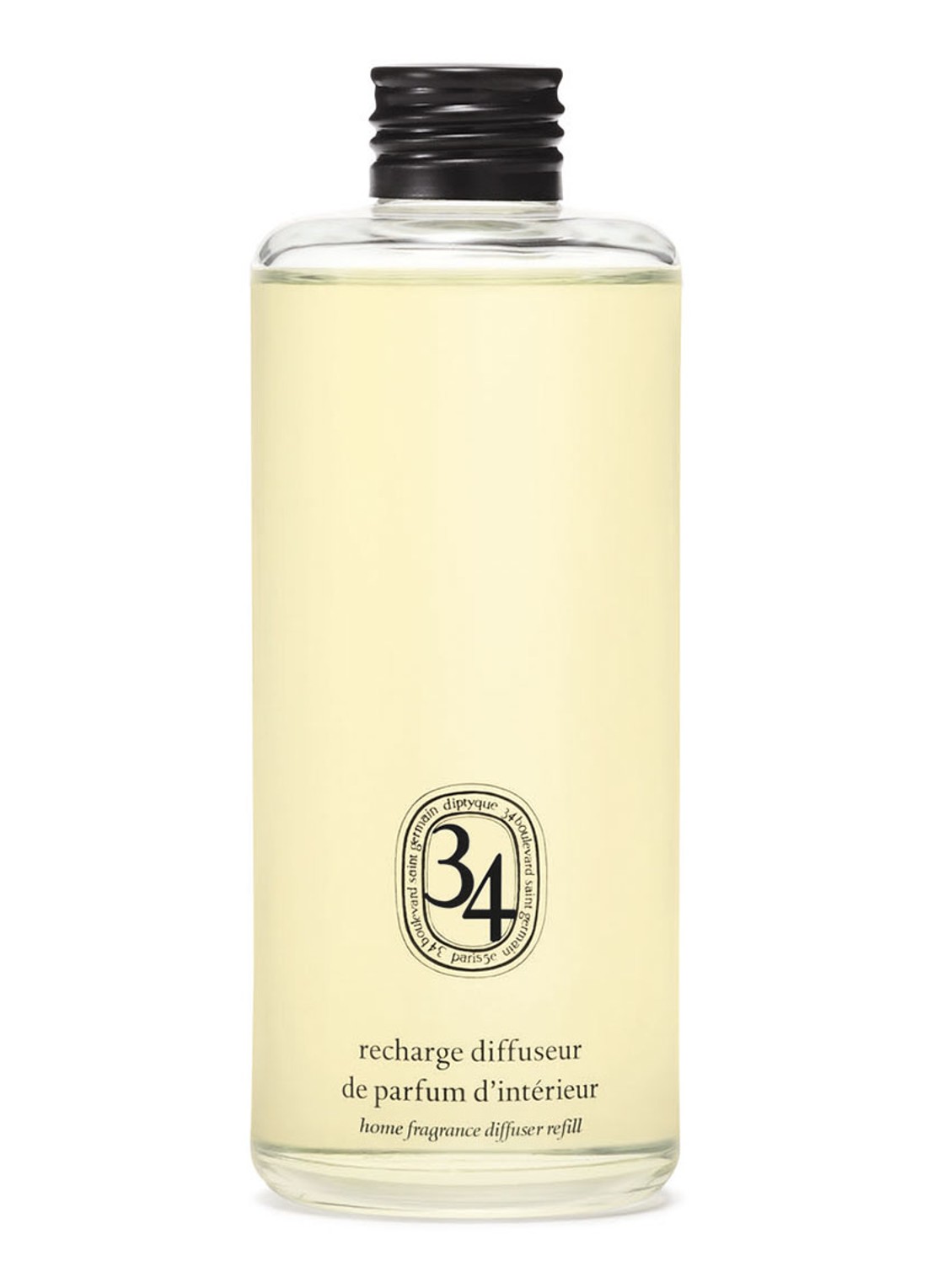 DIPTYQUE 34 Blvd Saint Germain Diffuser Refill -  diffuser navulling 200 ml - voorkant 3 undefined