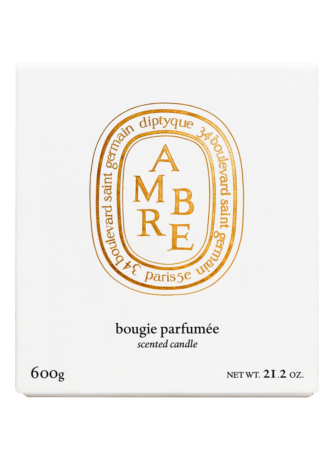 DIPTYQUE Ambre Scented Candle - Limited Edition geurkaars 600 gram - voorkant 3 undefined