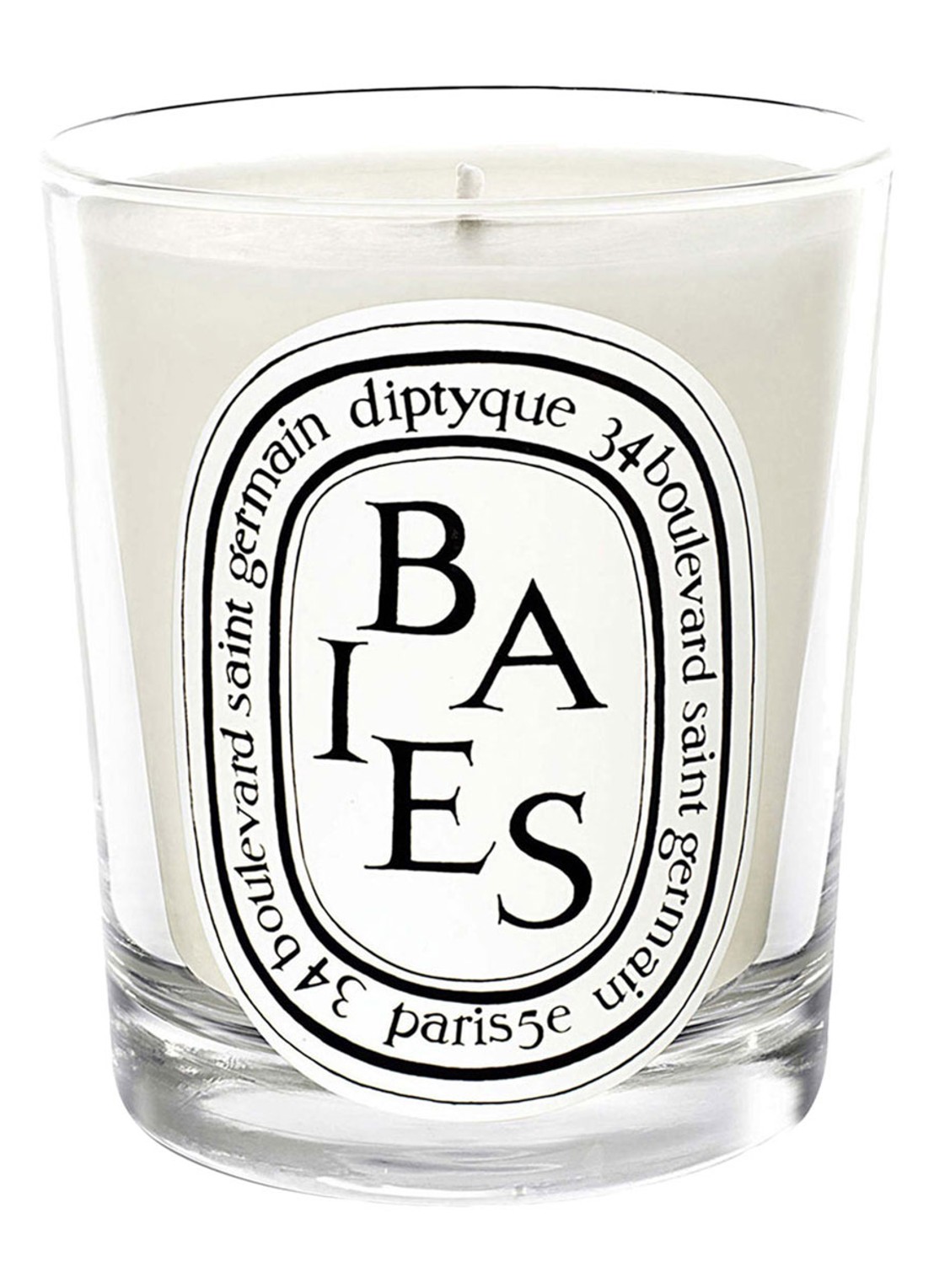 DIPTYQUE Baies mini geurkaars - voorkant creme