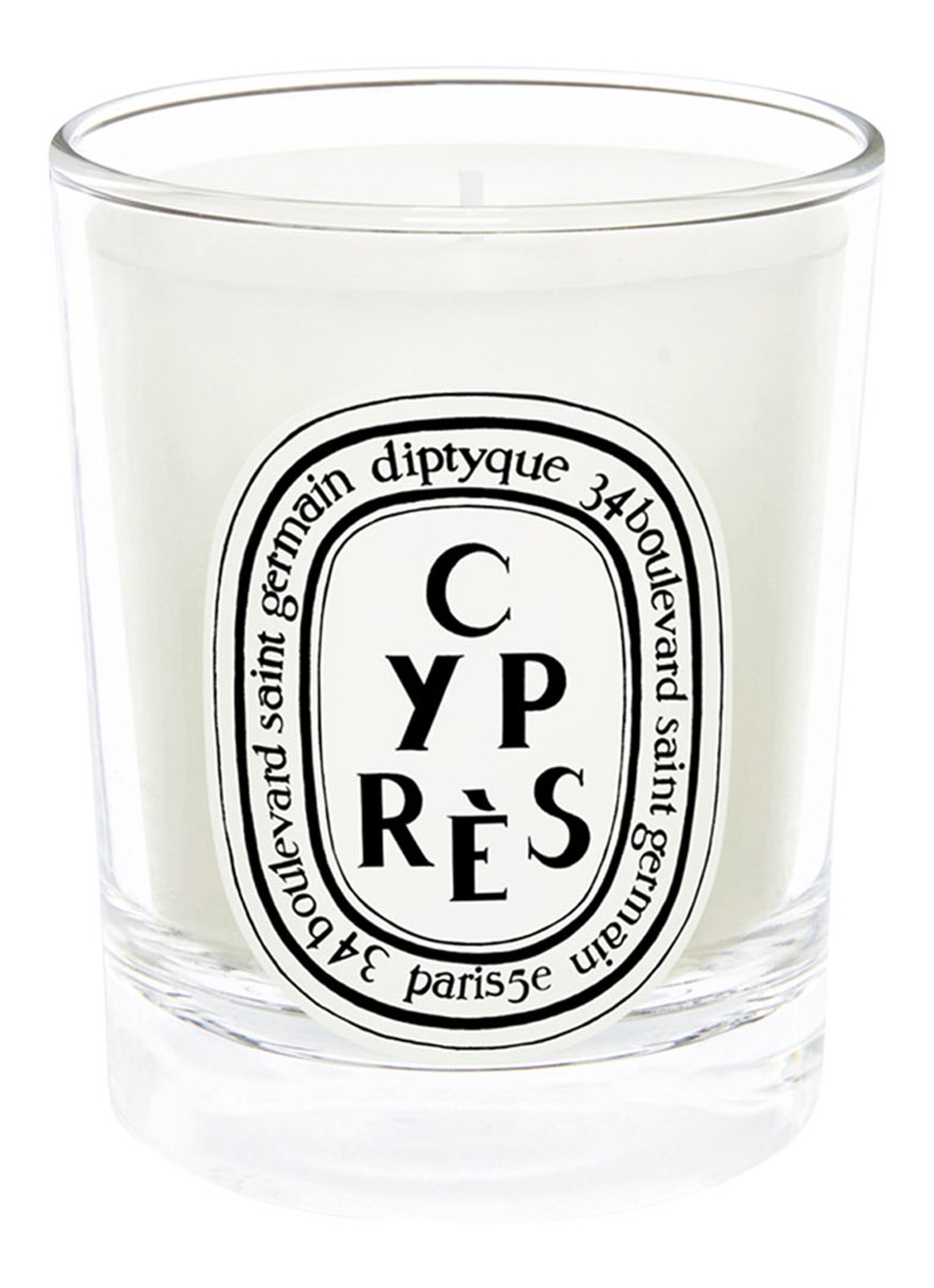 DIPTYQUE Cypres Mini Scented Candle - geurkaars 70 gram - voorkant undefined