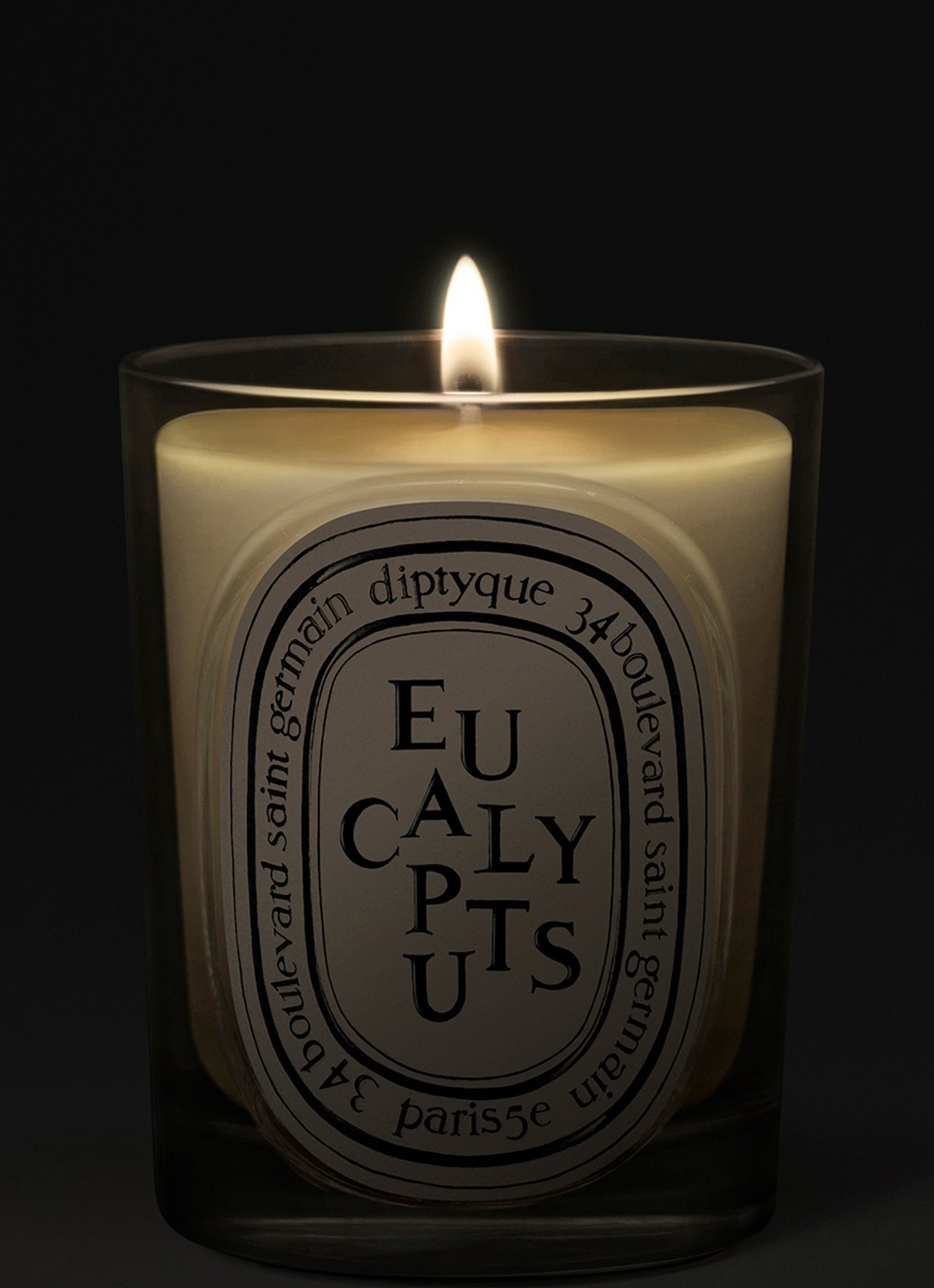 DIPTYQUE Eucalyptus Classic geurkaars 190 gram - voorkant 4 beige