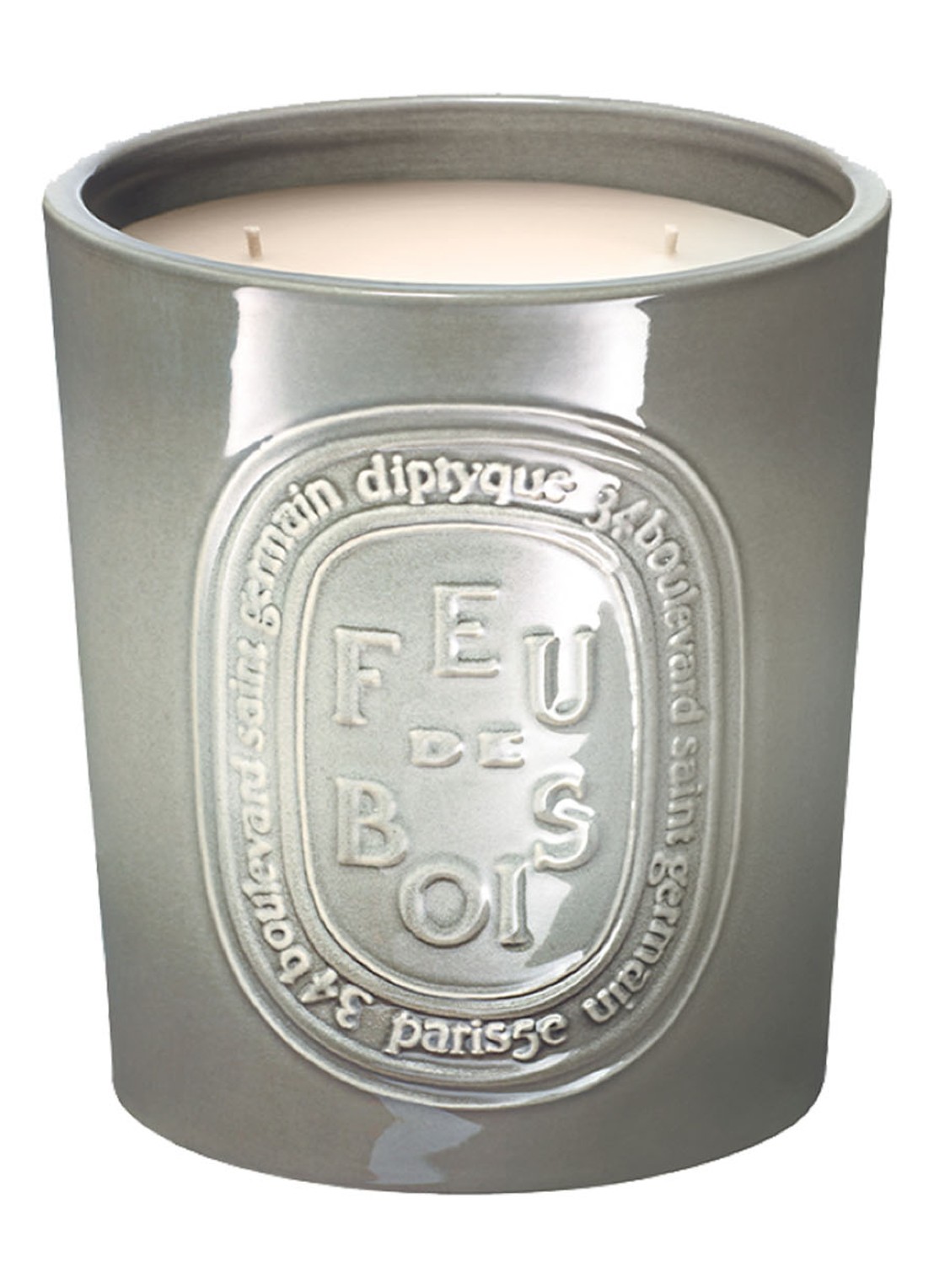 DIPTYQUE Feu de Bois Giant Scented Candle - geurkaars 1500 gram - voorkant undefined