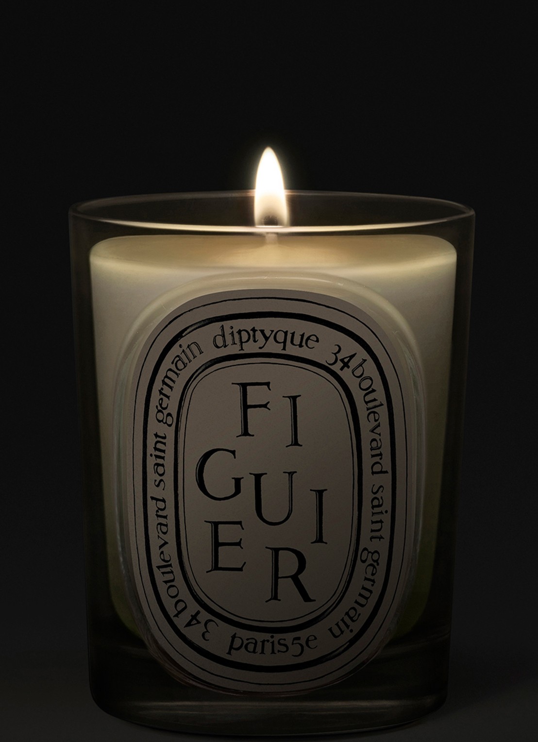 DIPTYQUE Figuier Classic geurkaars 190 gram - voorkant 4 beige