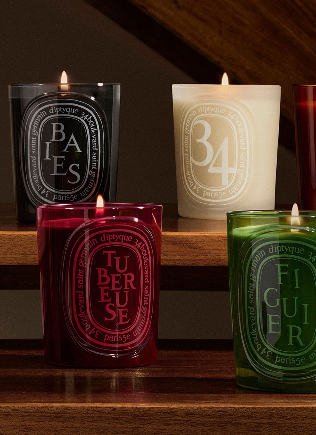 DIPTYQUE Figuier geurkaars 300 gram - detail 2 beige