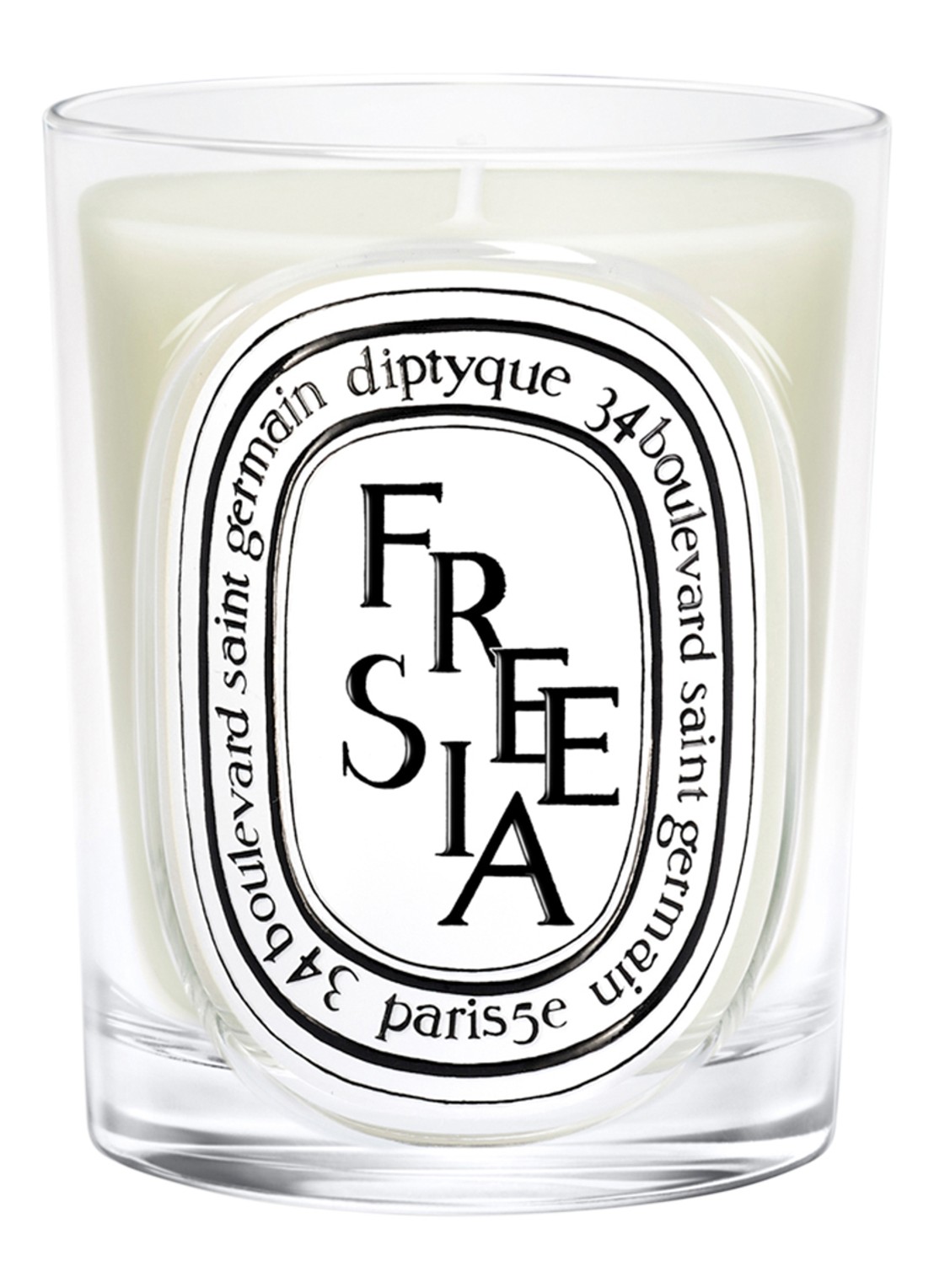 DIPTYQUE Freesia Classic geurkaars 190 gram - voorkant 3 beige