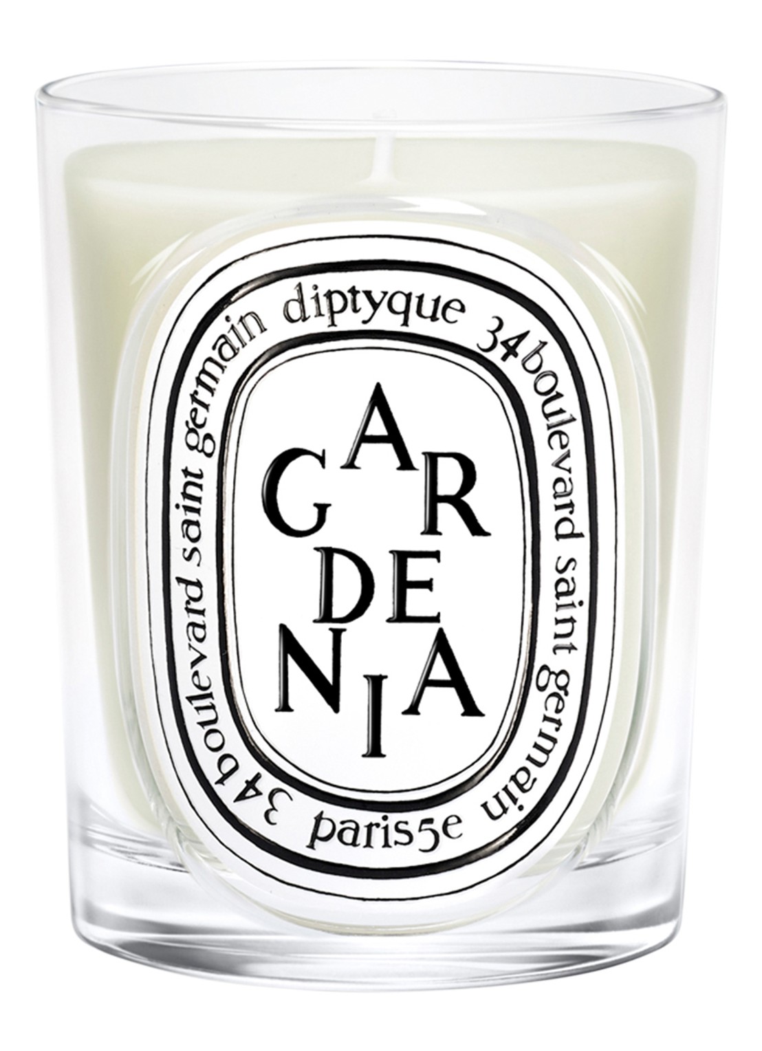 DIPTYQUE Gardenia Classic geurkaars 190 gram - voorkant 3 beige