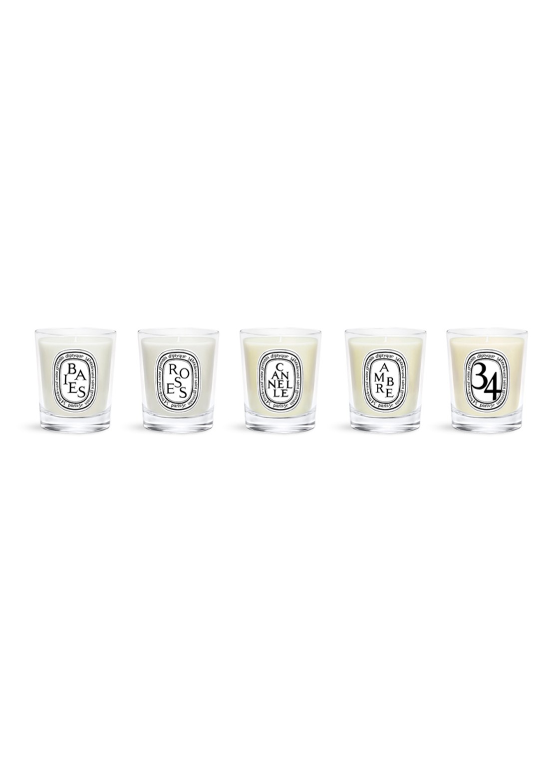 DIPTYQUE Geurkaars 175 gram set van 5 - voorkant undefined