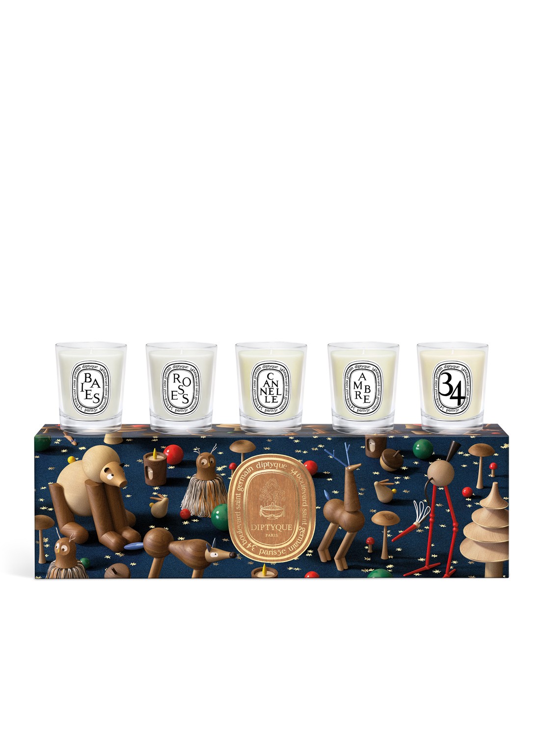 DIPTYQUE Geurkaars 175 gram set van 5 - voorkant 2 undefined