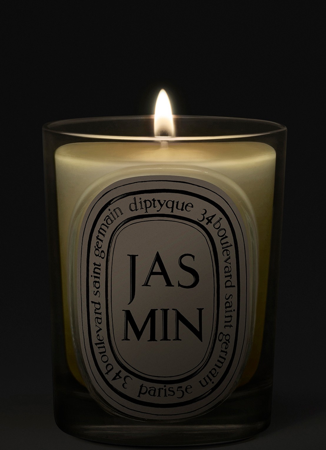 DIPTYQUE Jasmin Classic geurkaars 190 gram - voorkant 2 beige