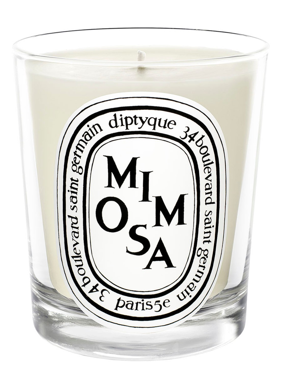 DIPTYQUE Mini Mimosa Scented Candle - mini geurkaars 70 gram - voorkant undefined