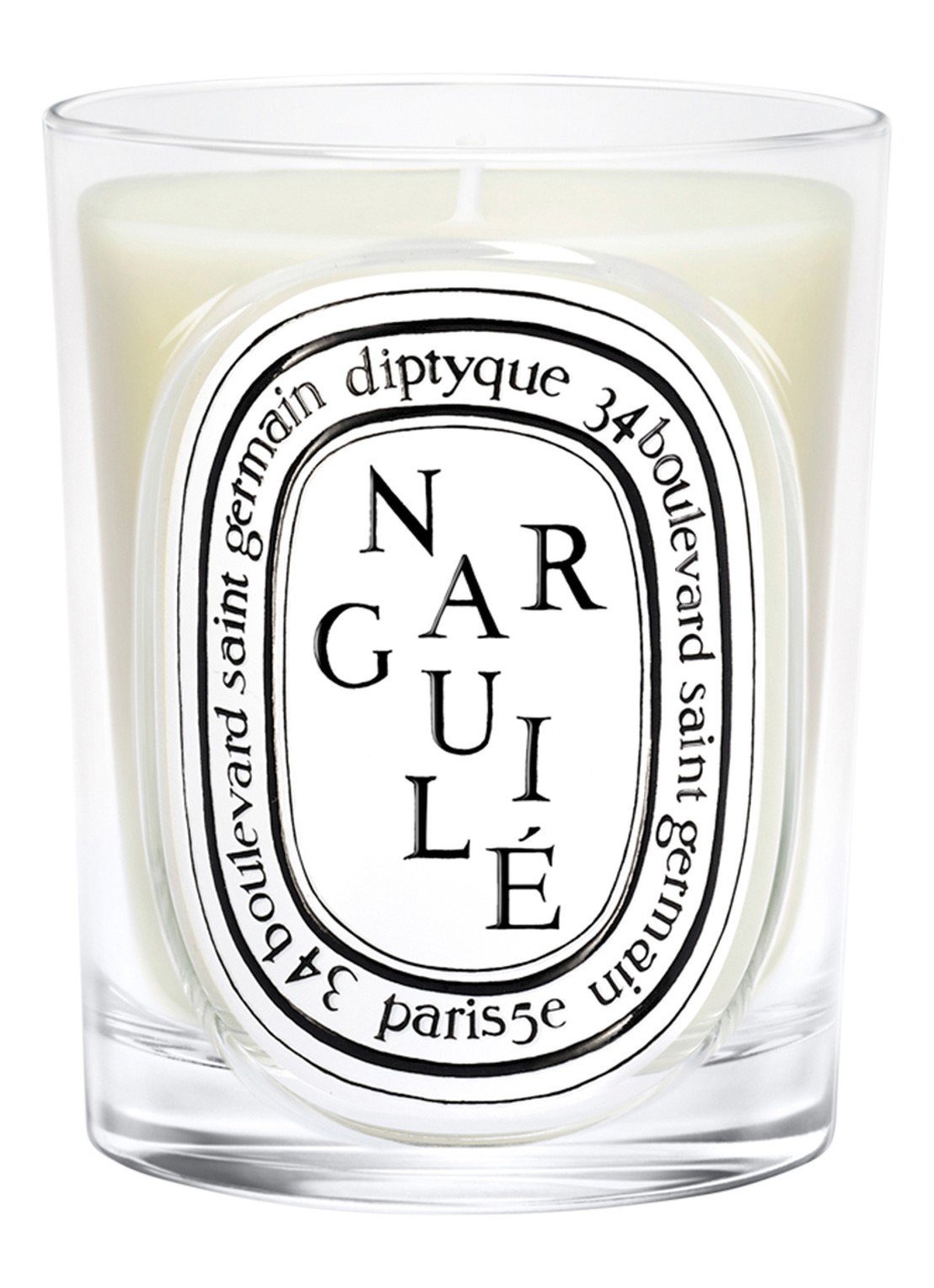DIPTYQUE Narguile Classic geurkaars 190 gram - voorkant beige