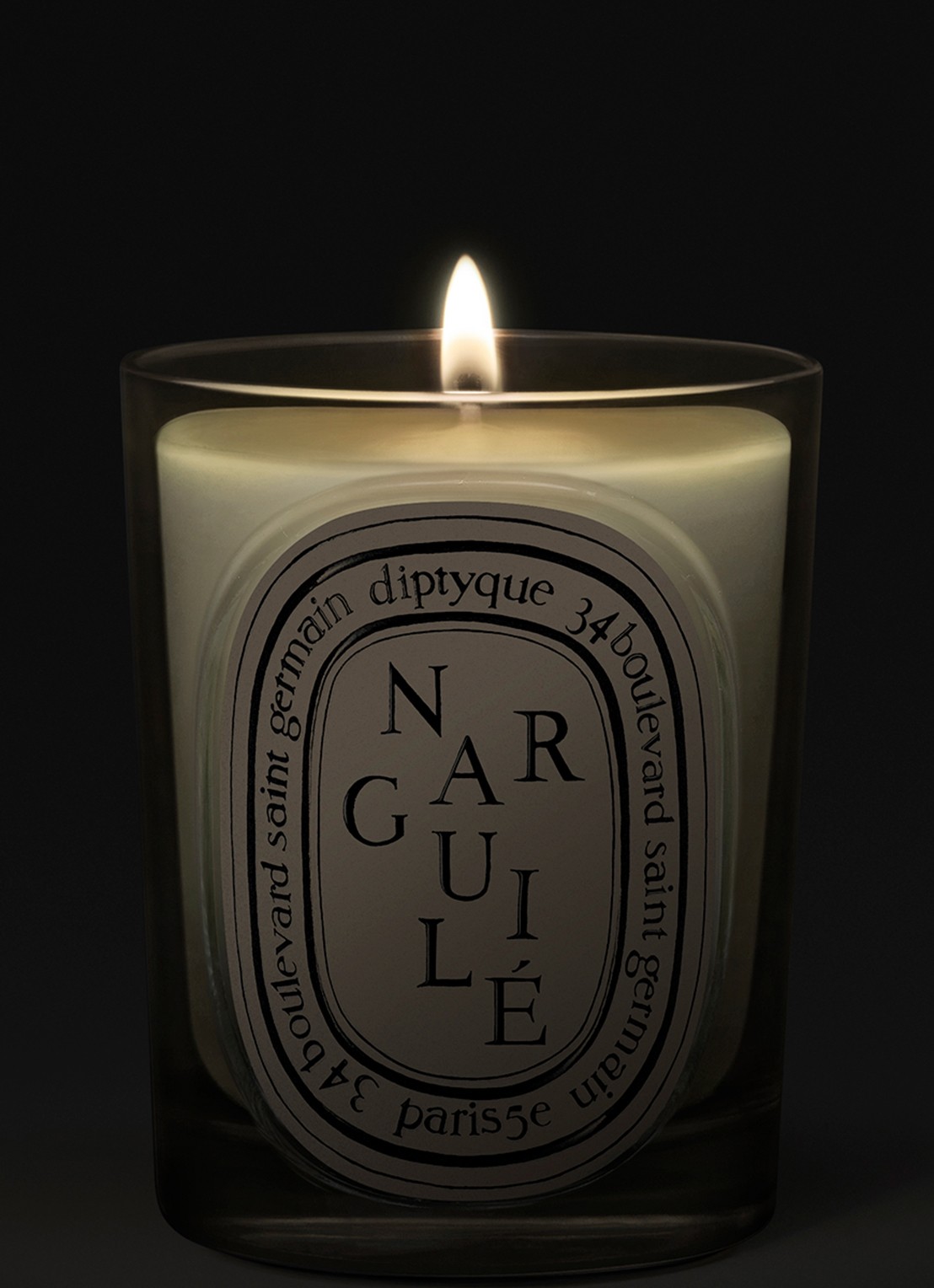 DIPTYQUE Narguile Classic geurkaars 190 gram - voorkant 2 beige