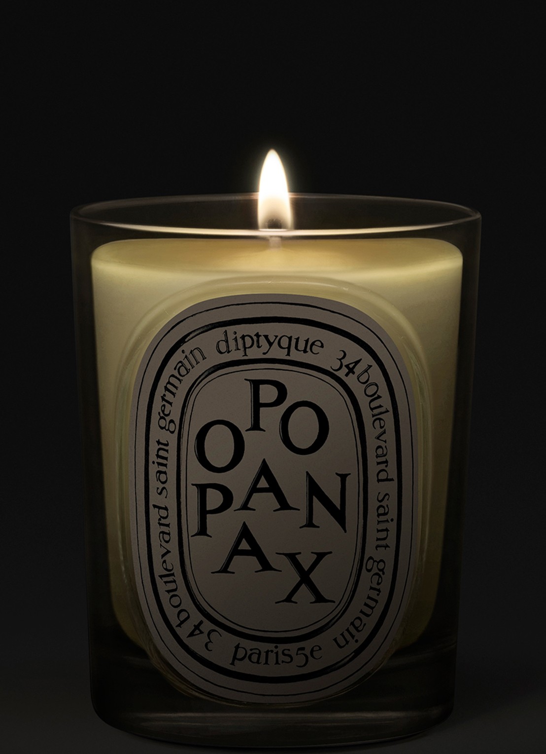 DIPTYQUE Opopanax Classic geurkaars 190 gram - voorkant 4 beige