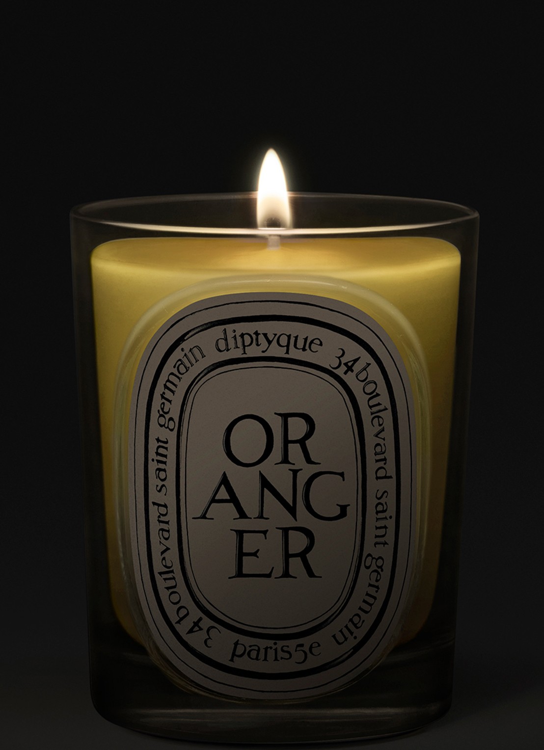 DIPTYQUE Oranger Classic geurkaars 190 gram - voorkant 3 beige