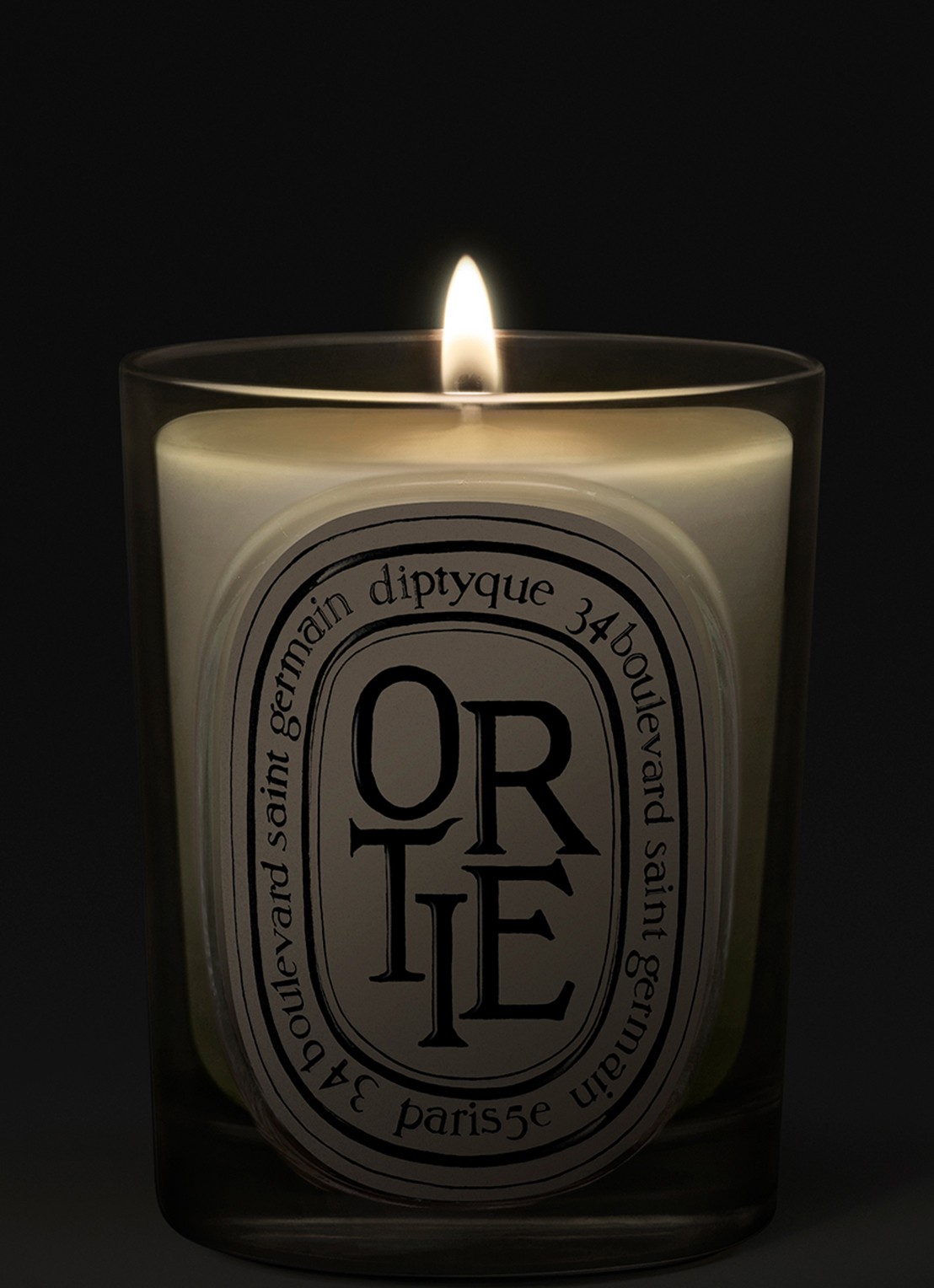 DIPTYQUE Ortie Classic geurkaars 190 gram - voorkant 3 beige