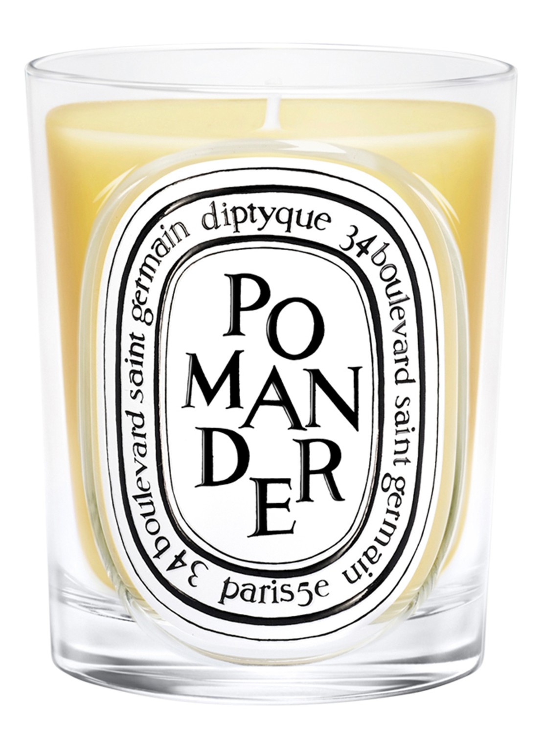 DIPTYQUE Pomander Classic geurkaars 190 gram - voorkant beige
