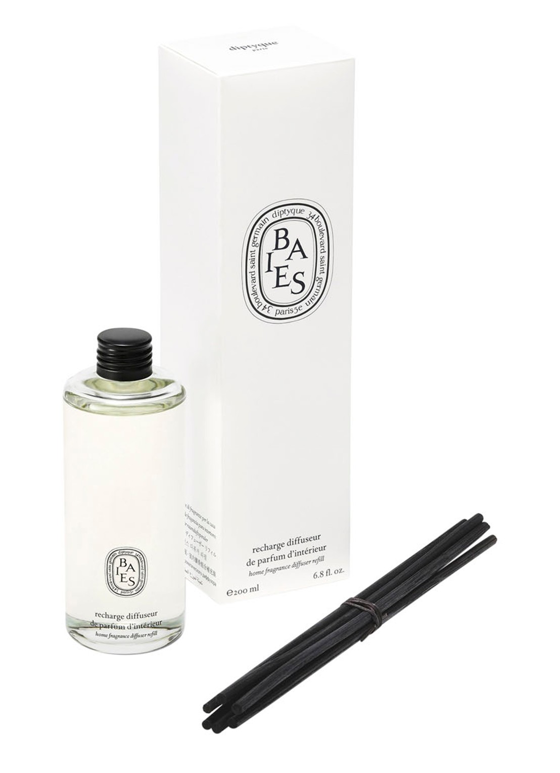 DIPTYQUE Reed Diffuser Baies Refill - geurstokjes navulling - voorkant 2 undefined