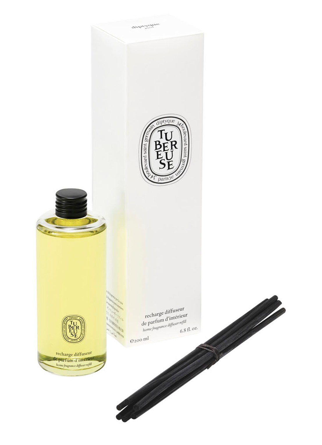 DIPTYQUE Reed Diffuser Tubereuse Refill - navulling voor geurstokjes 200 ml - voorkant 2 undefined