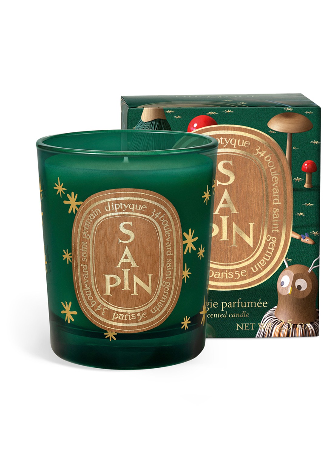 DIPTYQUE Sapin Classic mini geurkaars 70 gram - voorkant 4 undefined
