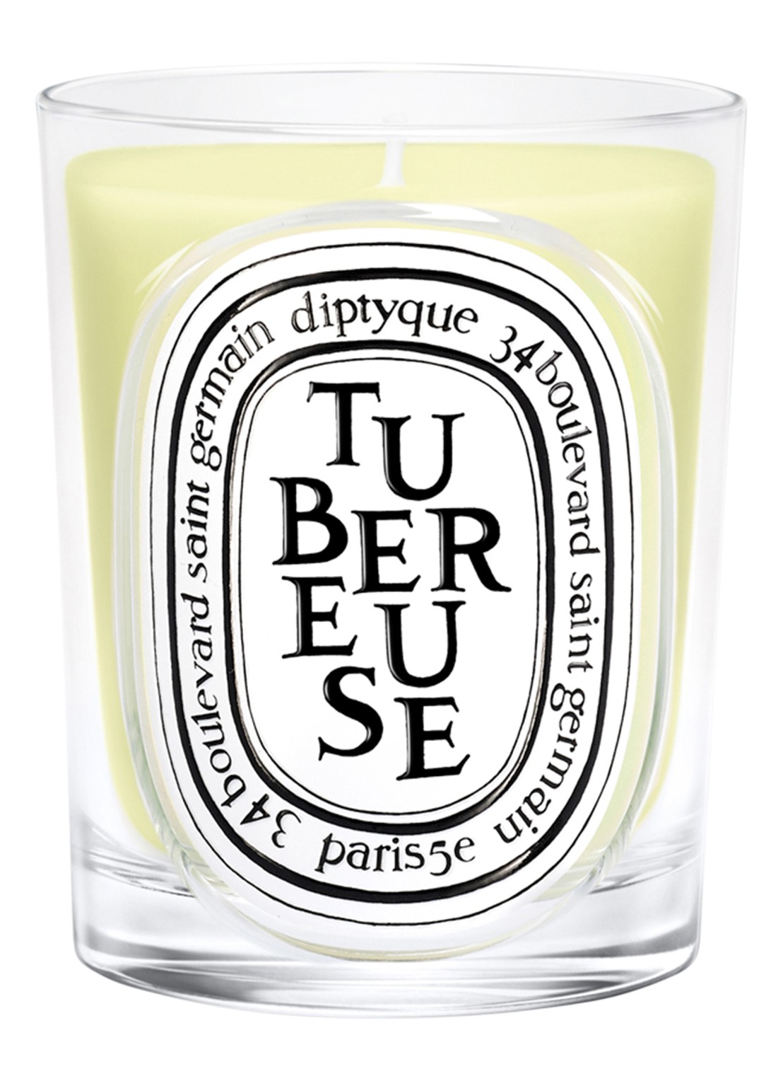 DIPTYQUE Tubereuse Classic geurkaars 190 gram - voorkant 3 beige
