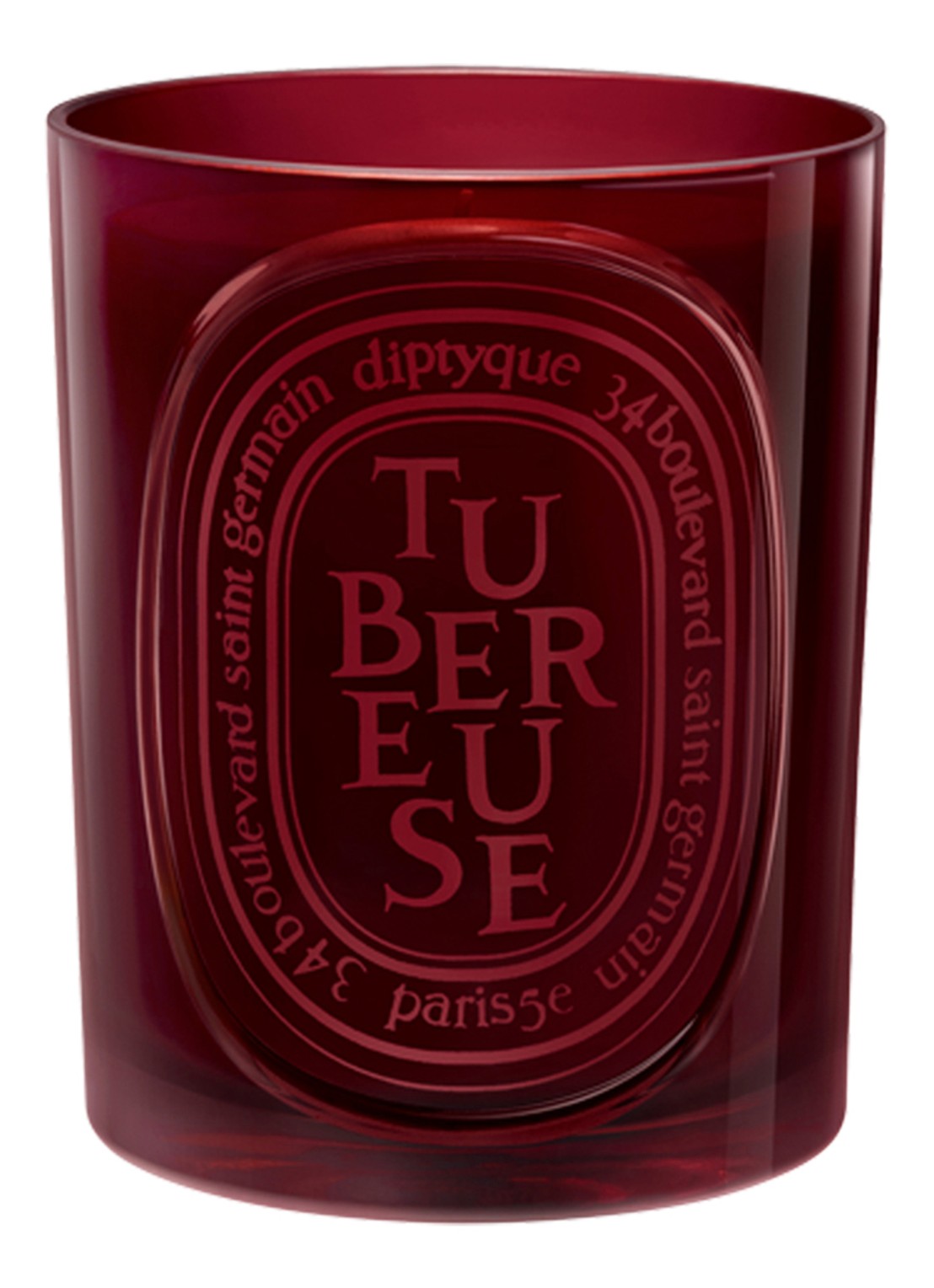 DIPTYQUE Tubereuse geurkaars 300 gram - voorkant beige