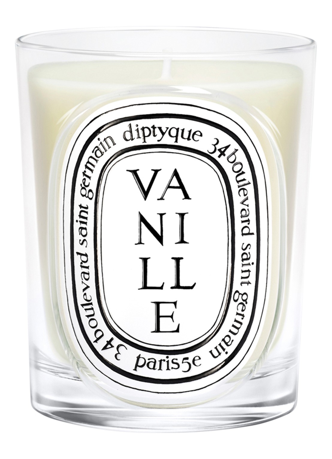 DIPTYQUE Vanilla Classic geurkaars 190 gram - voorkant 3 beige