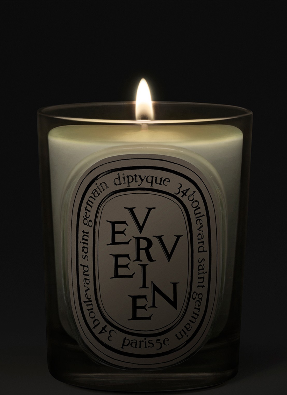 DIPTYQUE Verveine Classic geurkaars 190 gram - voorkant 3 beige