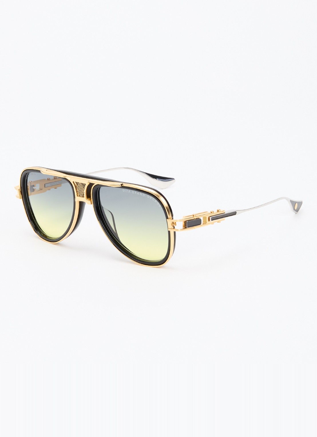 DITA Grand-Decade piloten zonnebril DTS460 - voorkant 4 goud