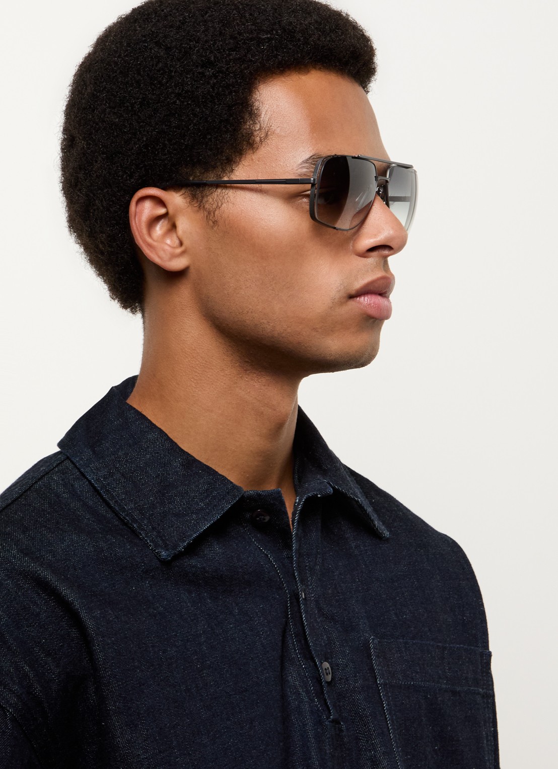 DITA Midnight Special zonnebril D4000449 - voorkant 3 donkergrijs