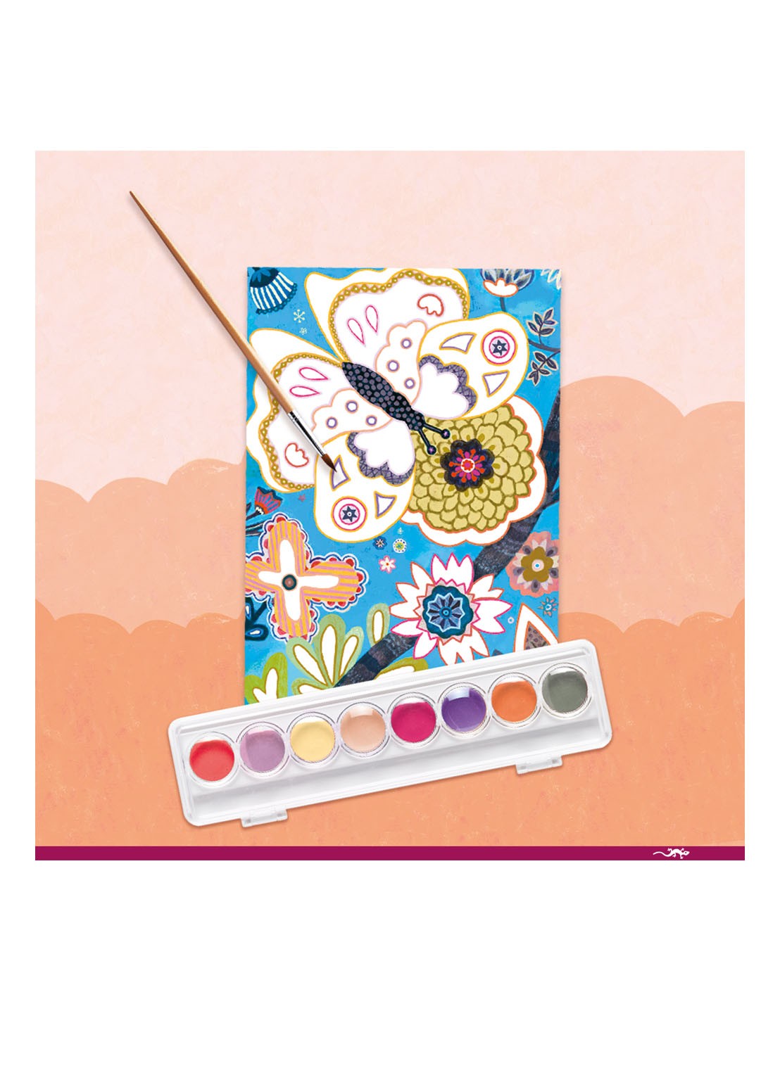 Djeco Flower Box Creatieve Knutselset - detail multicolor