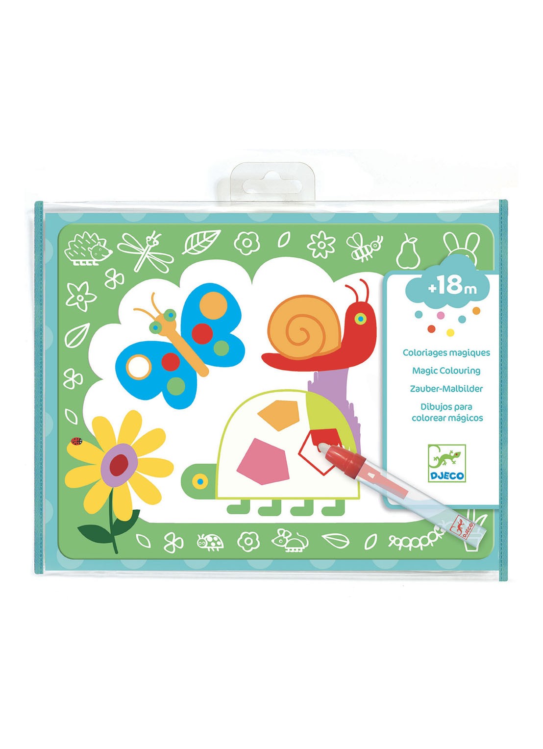 Djeco Magic Colouring Magic Scribbles knutselboek - voorkant 2 multicolor